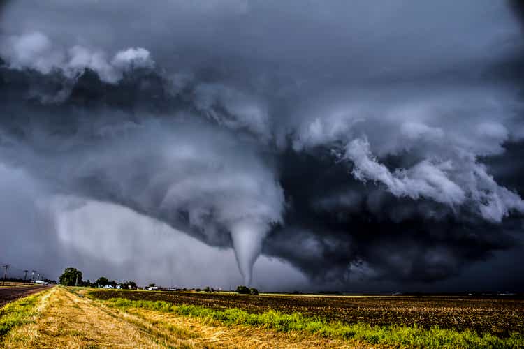 perfectly centered tornado