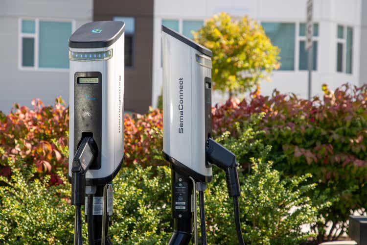 Electric Vehicle Charging Pay Station