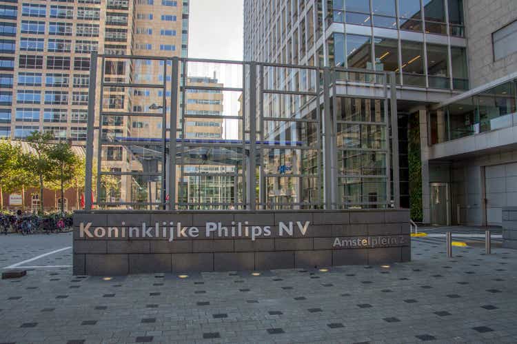Billboard Koninklijke Philips NV At Amsterdam The Netherlands