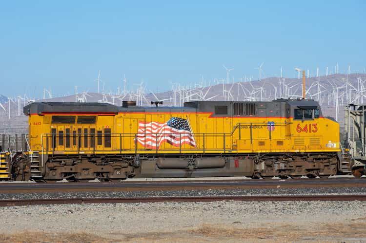 Union Pacific Railroad Locomotive
