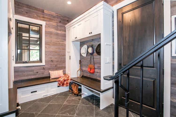 Amazing mudroom with space for plenty of items