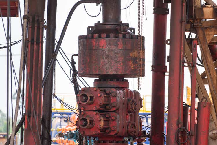 BOP (Blow out preventer) for oil drilling operation.