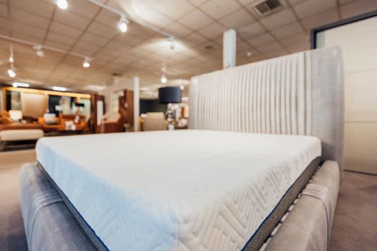 Bed and mattress showroom