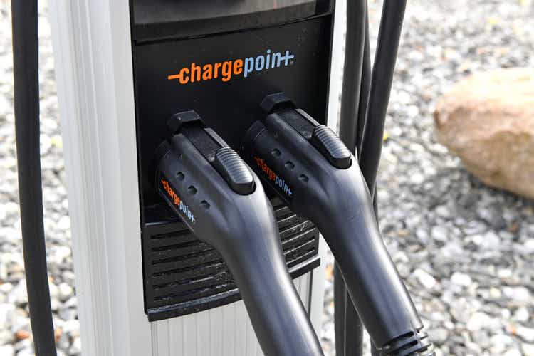 As electric vehicles become more popular with the ESG movement, EV charging stations like this one from Chargepoint will necessarily become more commonplace.