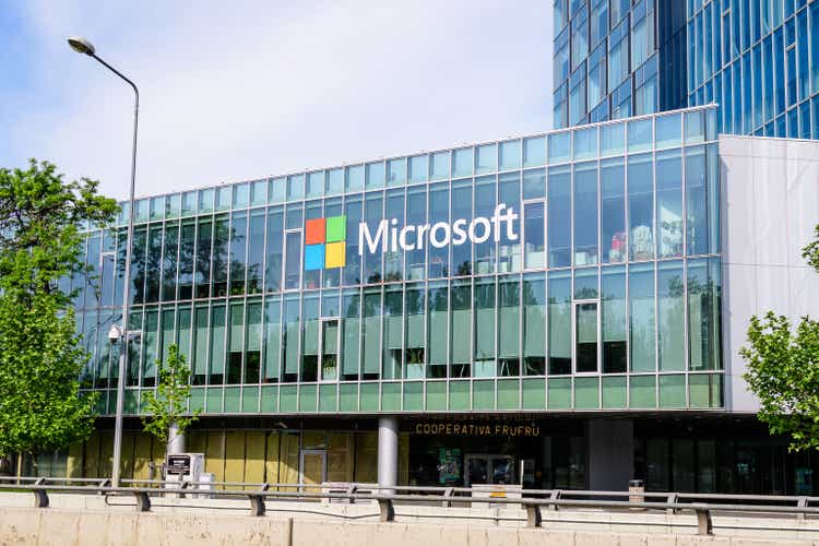 Microsoft headquarter and offices in City Gate Towers in the Northern part of the city