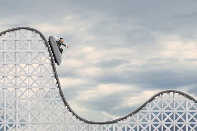 Man Getting Sick On A Rollercoaster