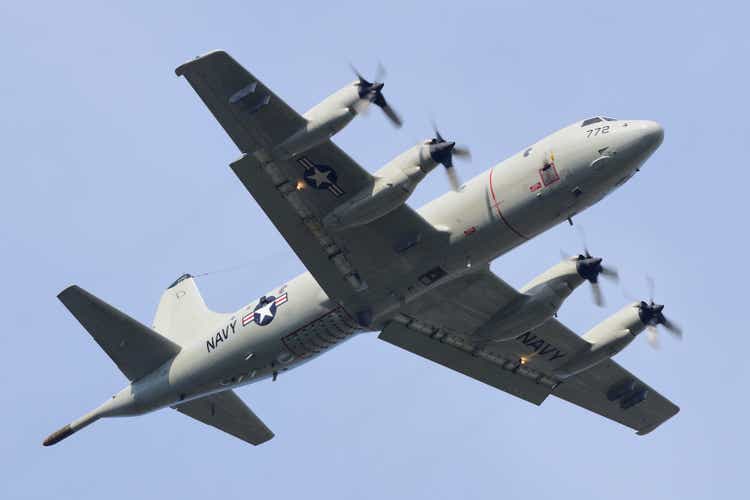 United States Navy Lockheed Martin P-3C Orion anti-submarine and maritime surveillance aircraft from VP-46 "Grey Knights".