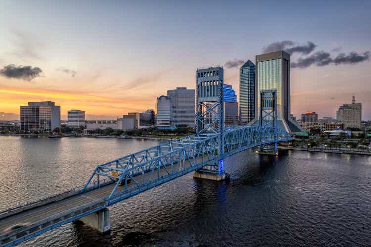 Jacksonville at dusk - FL