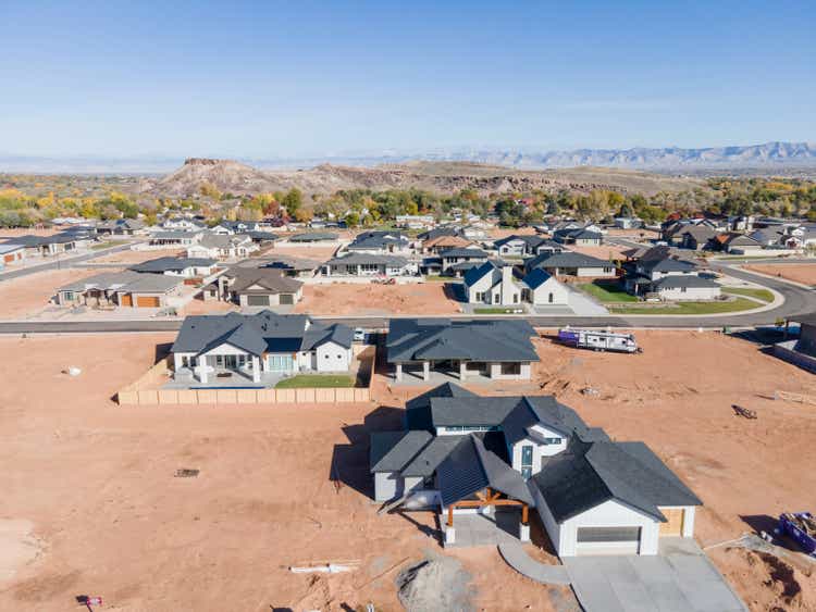 Aerial Of Grand Junction, Colorado That Has many New Single Family Homes As Well As New Multi-Family Condominiums And Townhomes