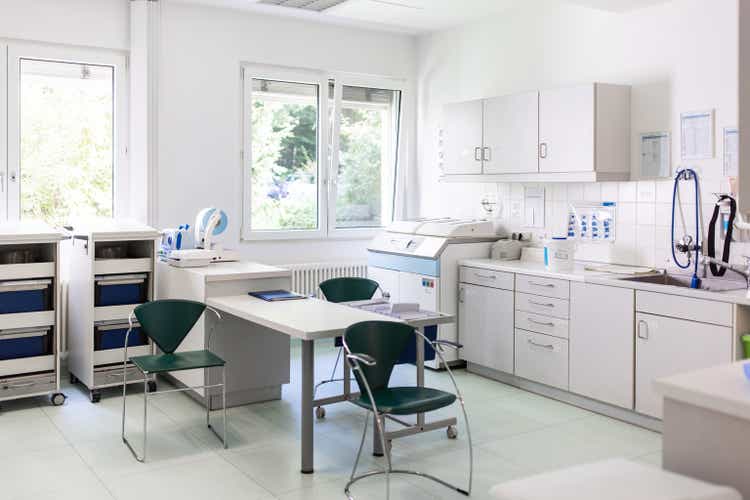 Interior of a medical consulting room