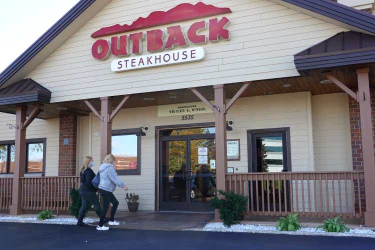 Outback Steakhouse Parent Bloomin" Brands Stock Dives Over Inflation Concerns