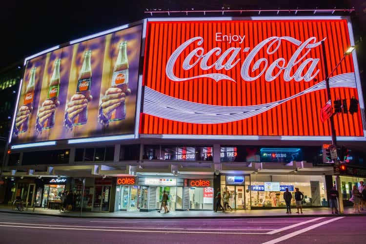 The Coca-Cola Billboard in Kings Cross, Sydney