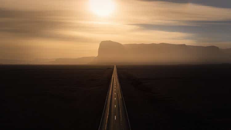 Endless Road into the Sunset