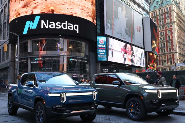 Electric Truck Maker Rivian Debuts On The Nasdaq Exchange