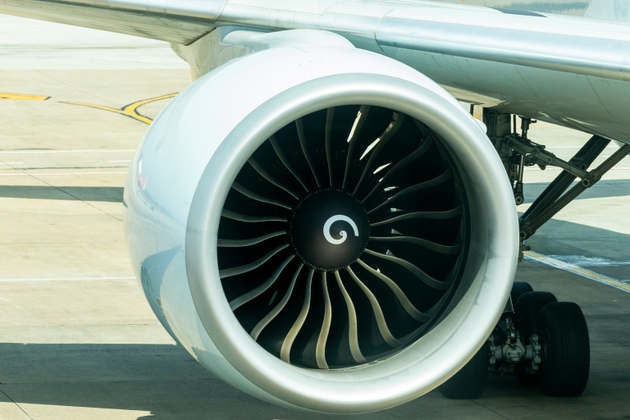 General Electric GE90 Engine Of Boeing 777 Aircraft.