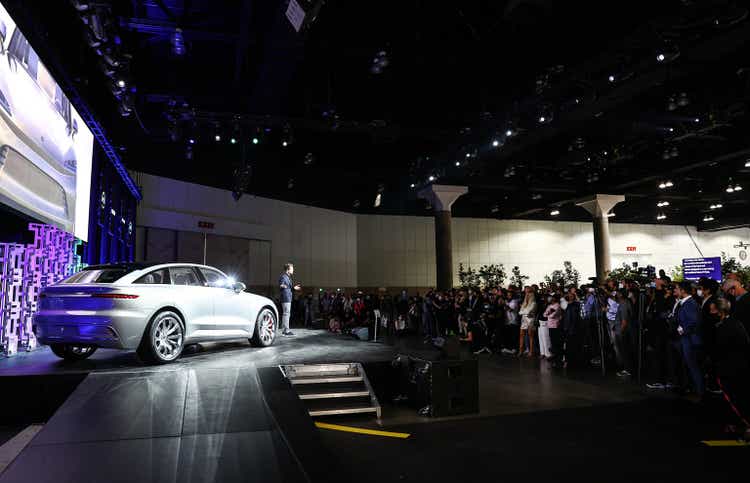 Automakers Display New Models At The Los Angeles Auto Show