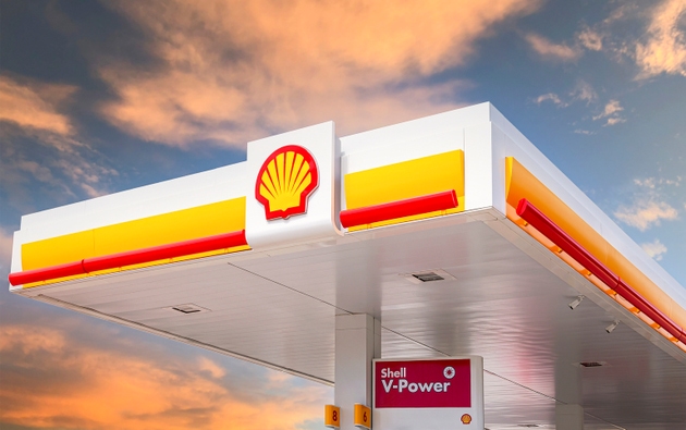 Shell V-power fuel station