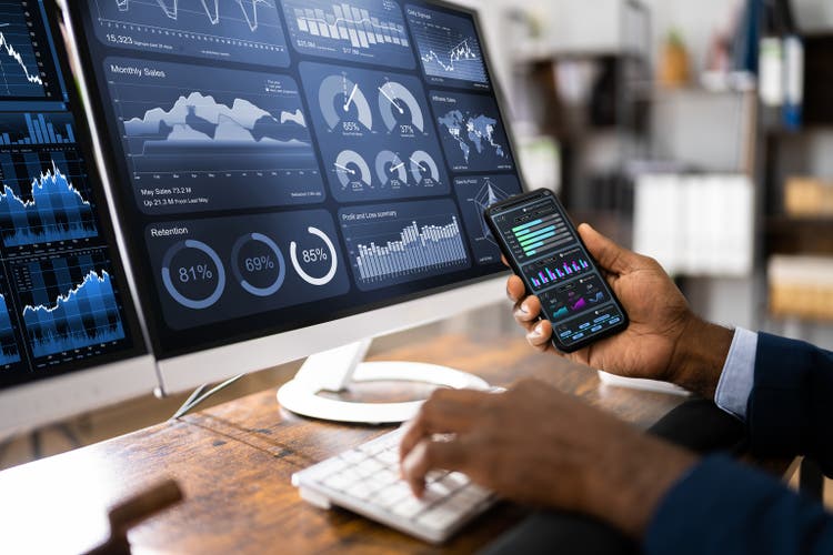 KPI Business Analytics Data Dashboard