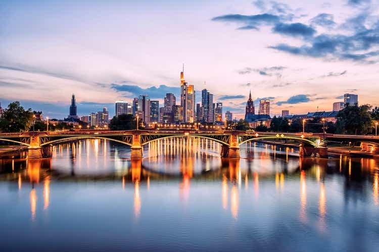 Frankfurt city in Germany