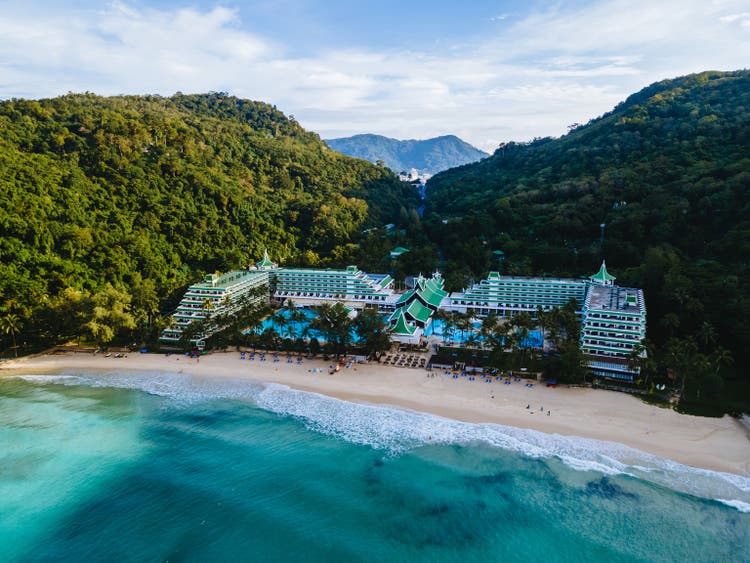 Phuket Thailand , Luxury resort Le Meridien beach resort Marriot in Thailand