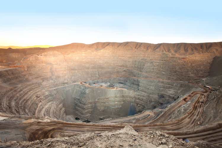 Open-pit copper mine