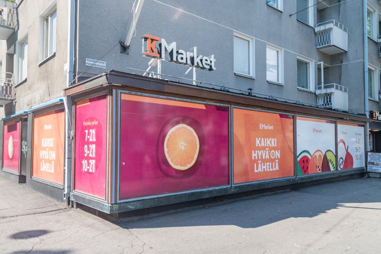 K-Market grocery store.