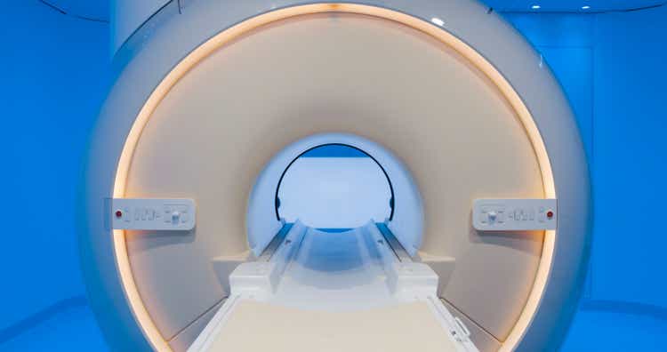 MRI scanner in hospital