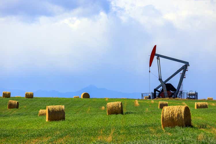 Oil Gas Petroleum Industry Pumpjack Alberta Kanada