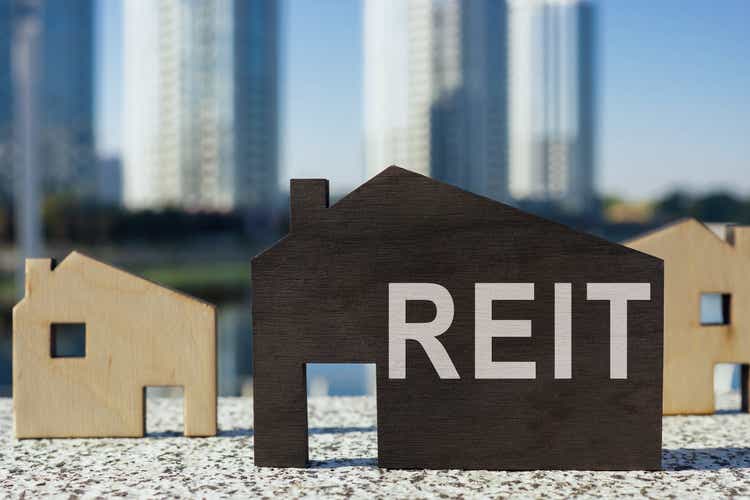 House models and one with REIT real estate investment trust.