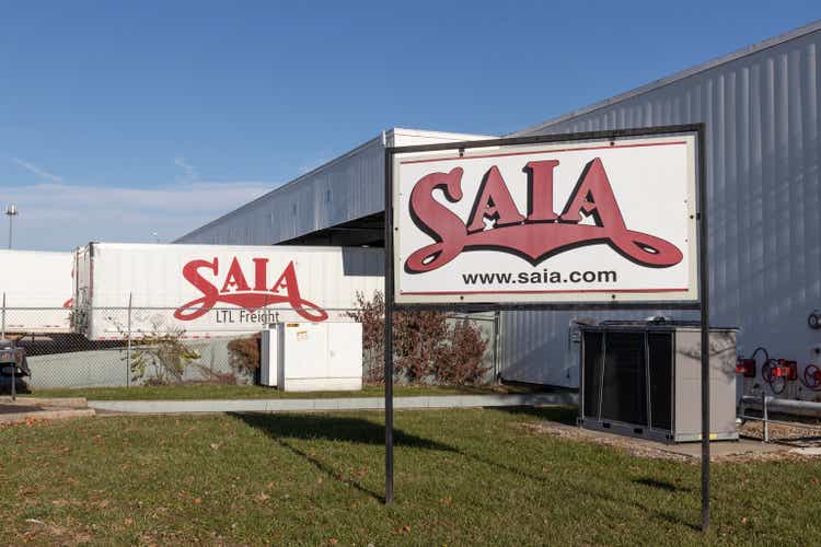 Saia LTL Freight Cincinnati Terminal. Saia offers less-than-truckload shipping and logistics.