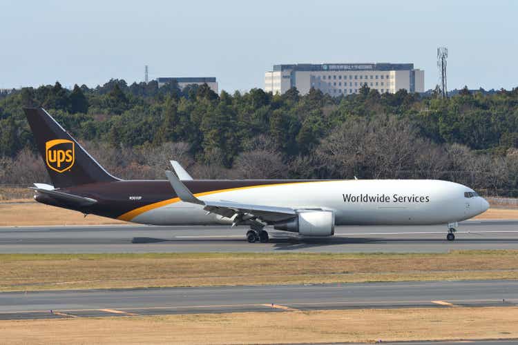 UPS Airlines Boeing B767-300ERF (N301UP) freighter.