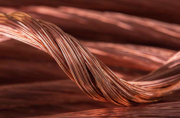 Copper wire cable, raw material industry