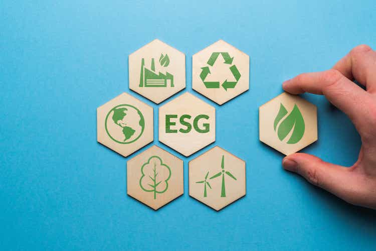 ESG or environmental social governance. The company development of a nature conservation strategy.