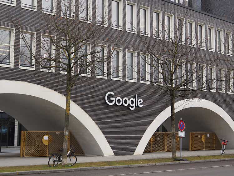 Google Alphabet Inc. White Logo