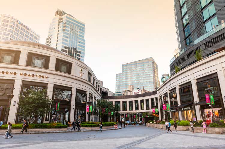 HKRI Taikoo Hui Mall, a modern retail mall by Swire Properties on Nanjing Road (West), Shanghai, China