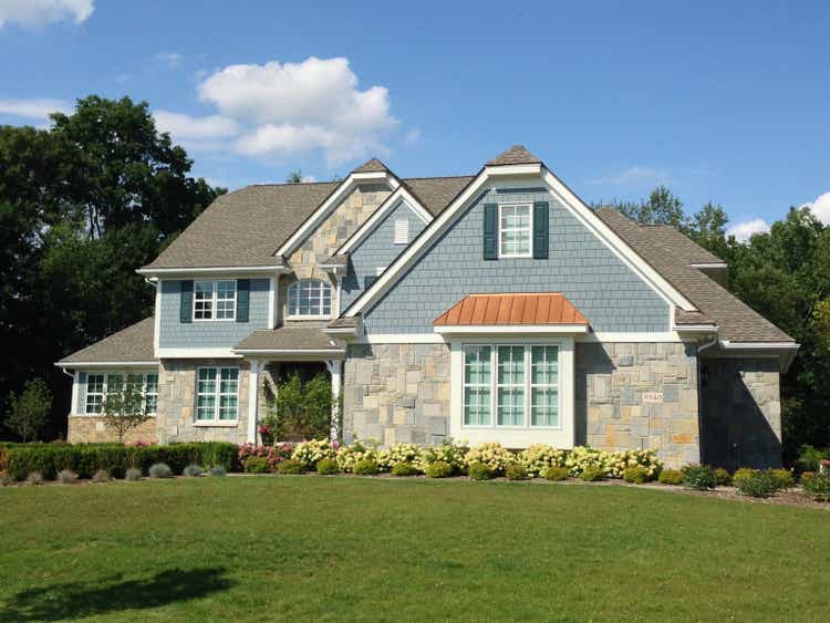 House with Blue Siding