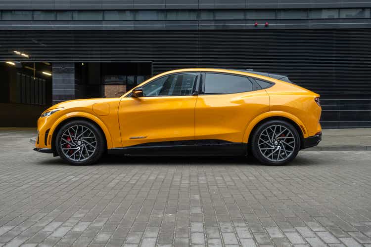 Ford Mustang Mach-E GT on a street