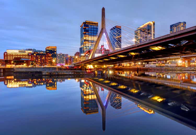 Zakim Bridge in Boston, Massachusetts