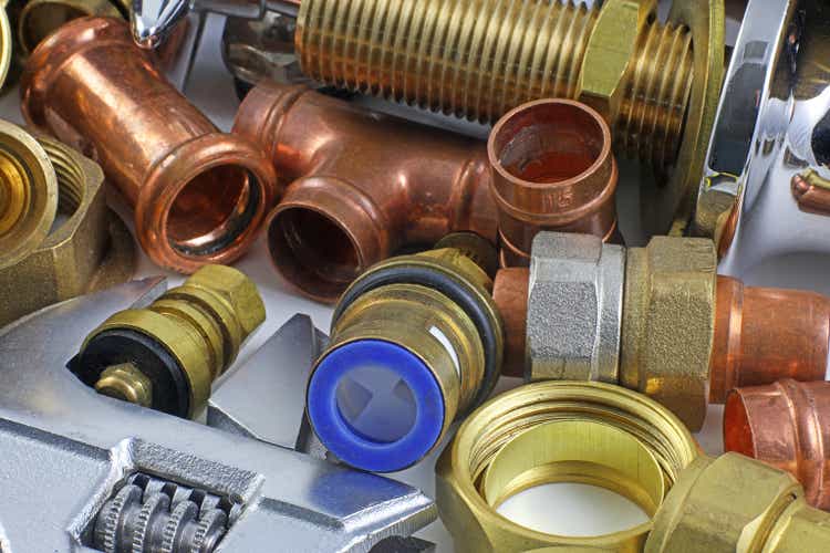 Plumber"s pipes and fittings