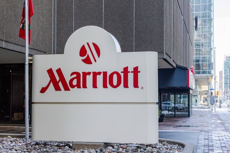 Marriott hotel in downtown of Ottawa, Canada