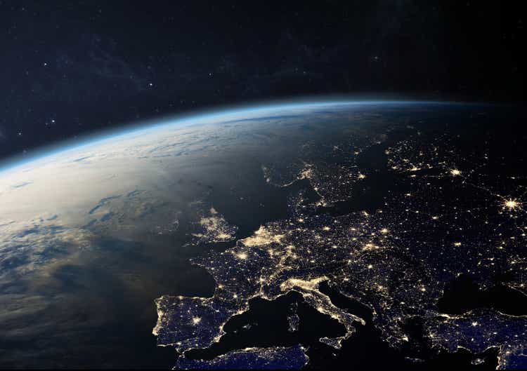 Earth at Night - Europe.
