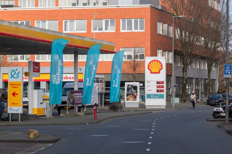 Shell Station At Amsterdam The Netherlands