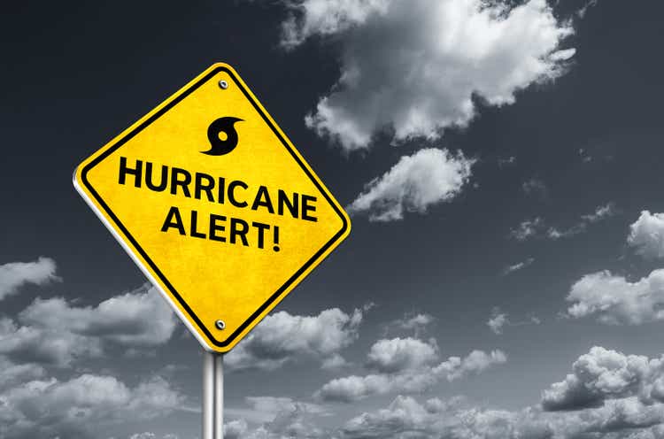 Hurricane alert information