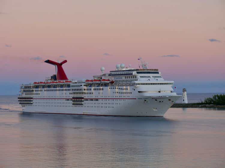 Carnival Elation cruise ship arrive at Nassau port