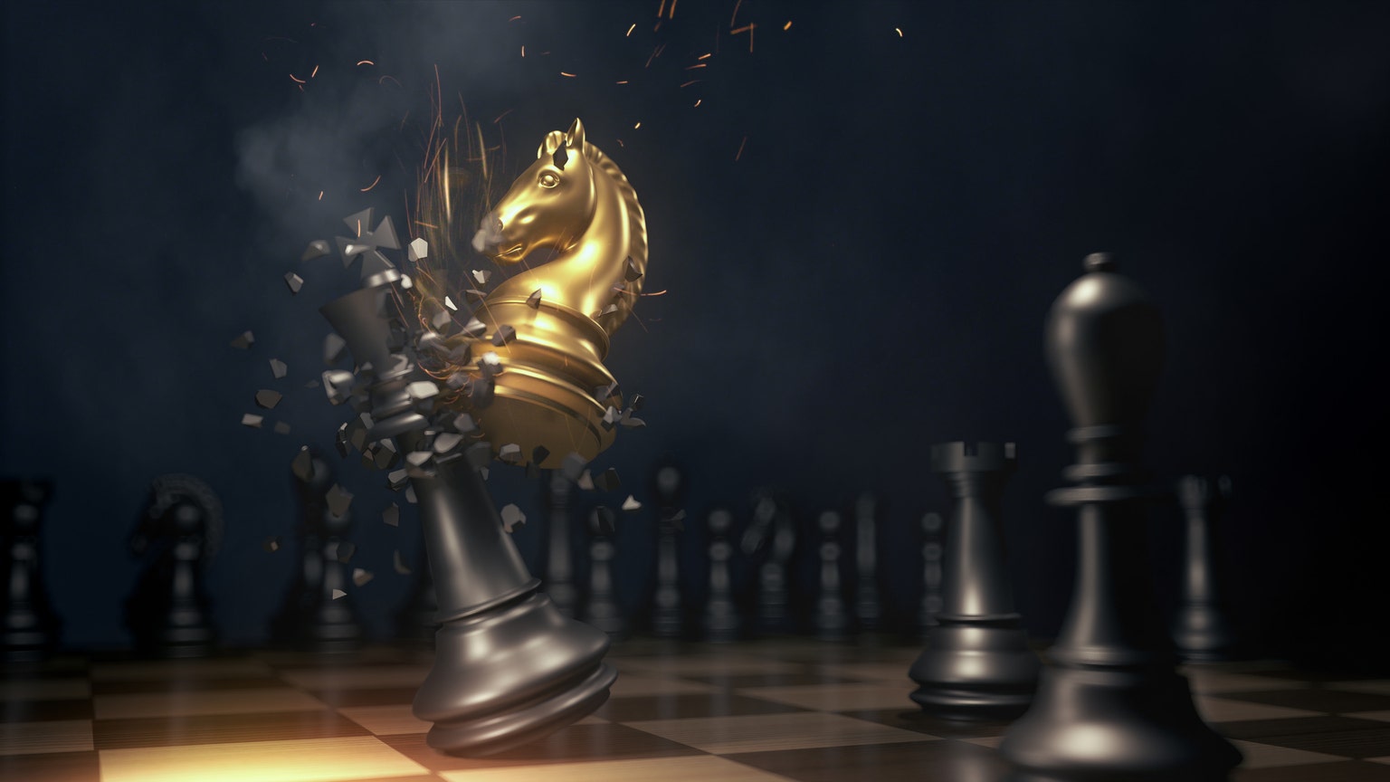 Investment Leadership Concept : The King Chess Piece With Chess Others  Nearby Go Down From Floating Board Game Concept Of Business Ideas And  Competition And Strategy Plan Success Meaning, Stock Photo, Picture