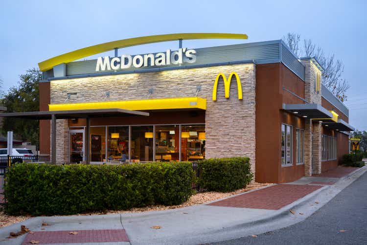 McDonald"s Restaurant Building Exterior