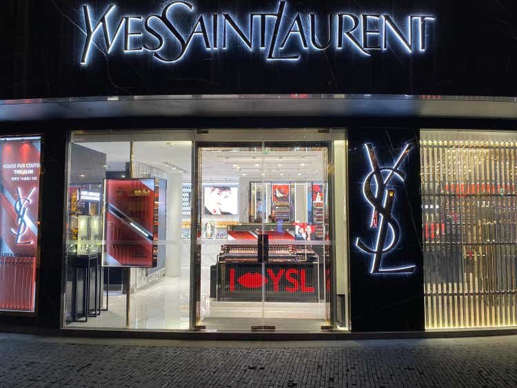 facade of YSL beauty store