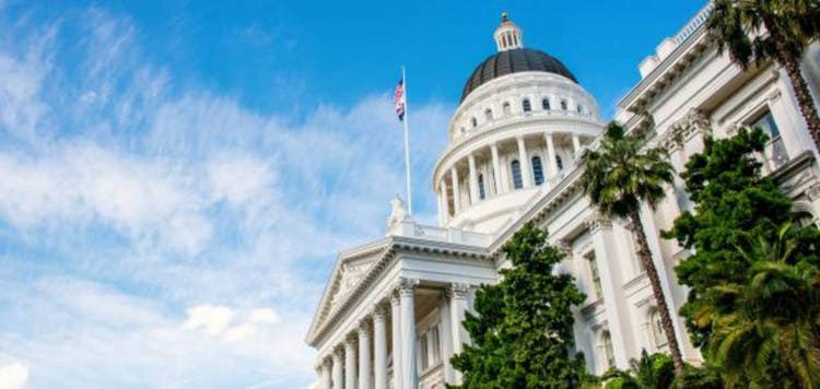 Downtown Sacramento California Capitol Dome Building