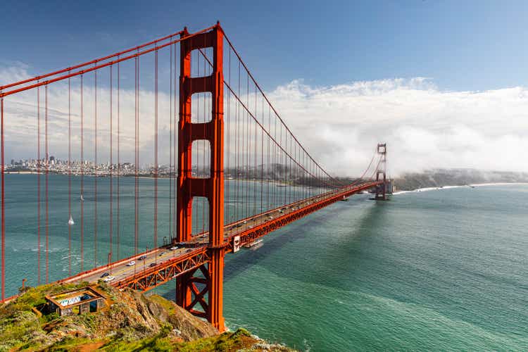 Golden Gate -silta kohteessa San Fransisco