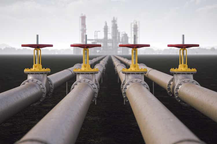 Refineries and pipelines